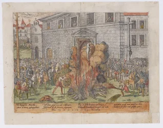 La ejecución de Anne du Bourg el 23 de diciembre de 1559, 1568