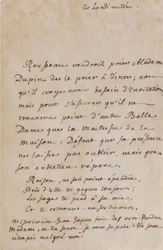 Correspondencia entre Jean-Jacques Rousseau y Louise Dupin (hacia 1754) (A05)