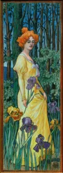 La mujer con iris