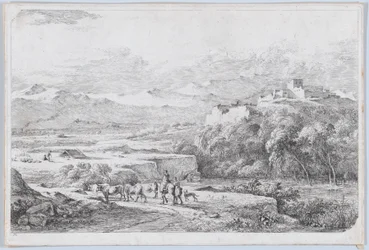 Paisaje después de Van der Cabel