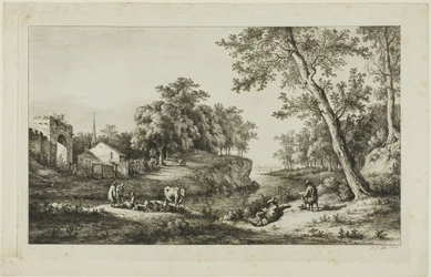 Paisaje Rústico en Ambronay