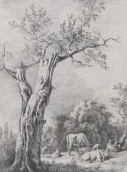 Primavera, después de un dibujo completado en Saint-Chamond, 1795