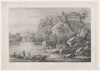 Vista del convento de los Carmelitas Descalzos en Lyon, 1807