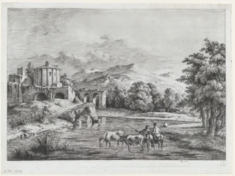 Vista del Templo de Vesta