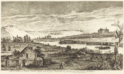 Vista del castillo de Madrid