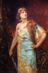 Judith, hacia 1885 (Óleo sobre lienzo)
