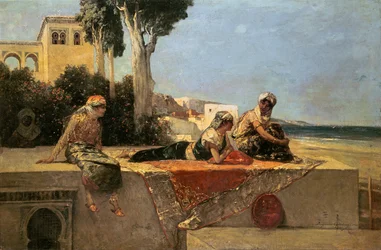 En la terraza