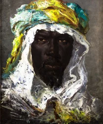 Cabeza de moro, ca. 1875