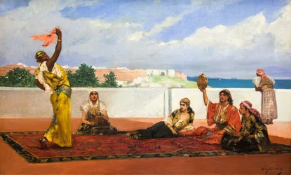 El baile de la bufanda, ca. 1880 (Óleo sobre lienzo)