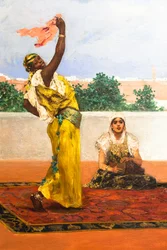 El baile de la bufanda, ca. 1880 (Óleo sobre lienzo)