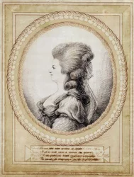 Retrato de María Antonieta de Austria.