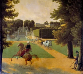 El paseo en el parque de Saint Cloud