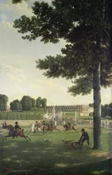 El espacio abierto frente al Gran Trianón, 1810