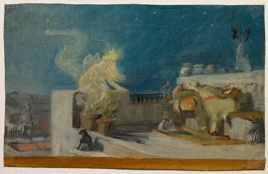 Boceto para "El sueño oriental", antes de 1904 (óleo sobre tela)