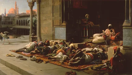 La puerta del harén, recuerdo de El Cairo