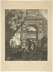 Frontispicio, placa uno de Vasi Invention