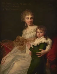 Retrato de la Hon. Sra. Henry Drummond con su hijo, Henry