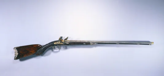Escopeta de chispa de doble cañón de Napoleón I Bonaparte