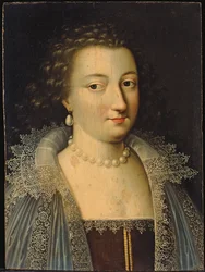 Retrato de una dama, probablemente Marie de Rohan-Montbazon, Duquesa de Luynes y luego de Chevreuse