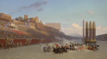 Carrera de carros, 1876
