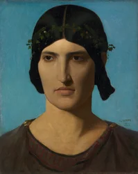 Cabeza de mujer italiana