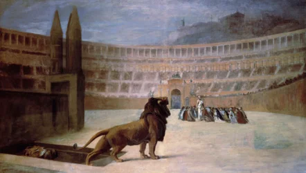 La última oración de los mártires cristianos. Pintura de Jean-Leon Gerome (Jean Leon Gerome