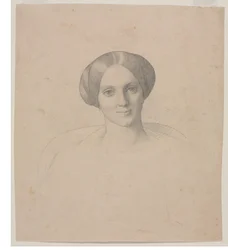 retrato, cabeza, de, un, mujer
