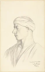 Retrato de un fellah egipcio