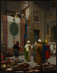 El comerciante de alfombras, c.1887