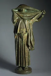 Mujer con velo, c. 1891