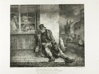 Pity the Sorrows of a Poor Old Man!... plate 2 from Various Subjects Drawn from Life and on Stone (La Suite Inglesa)