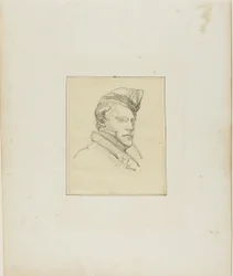 Retrato de un joven con gorra militar