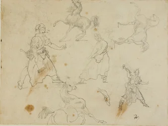 Estudios sobre herreros y caballos