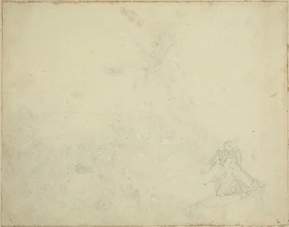 Estudio de la figura arrodillada
