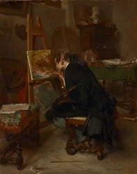 Un pintor, 1855