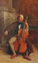 Alexandre Batta, el violonchelista, 1855