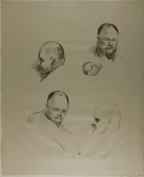 Ambroise Vollard, cuatro bocetos