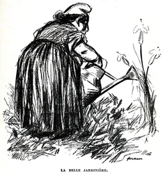 Dibujo antisemita publicado antes de 1900 en el periódico "Psst...!"
