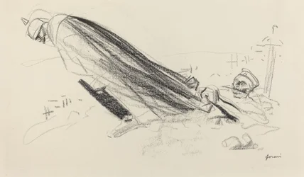 Ceux de la priemiere heure. "¡Señor! ¿Dónde estamos en "la guerra fresca y alegre"?..."