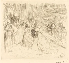 Cristo llevando la cruz (quinta placa)