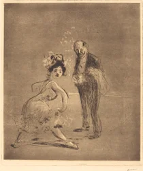 Bailarina y Jefe de Meseros