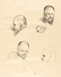 Cuatro bocetos de Ambroise Vollard