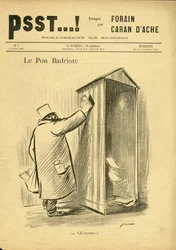 Ilustración de Jean-Louis Forain (1852-1931) en Psst...!