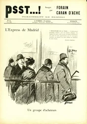 Ilustración de Jean-Louis Forain (1852-1931) en Psst...!