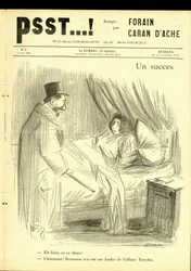 Ilustración de Jean-Louis Forain (1852-1931) en Psst...!
