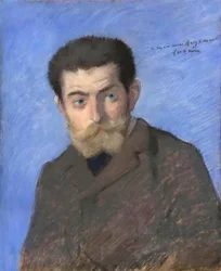 Retrato de Joris-Karl Huysmans 1848-1907