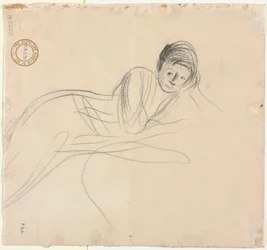 Mujer Reclining (verso)