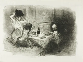 El comedor privado, quinta placa