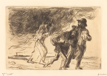 El camino a Emaús (primera placa)
