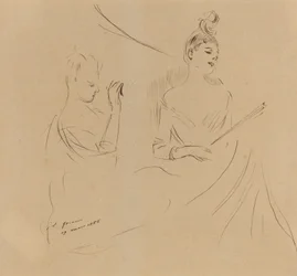 Dos Damas en un Palco